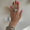 Thumbnail: Big Square Silver ring