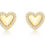 Thumbnail: Gold Heart Earrings