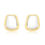 Thumbnail: Two tone square Earrings