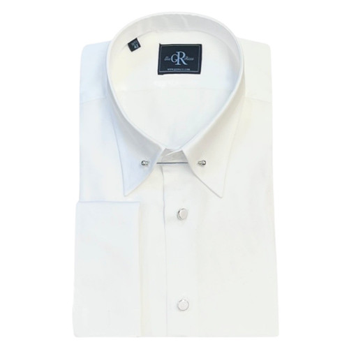 dress shirts with tie bars Men's Hidden Placket Dress Shirt - Jet Black