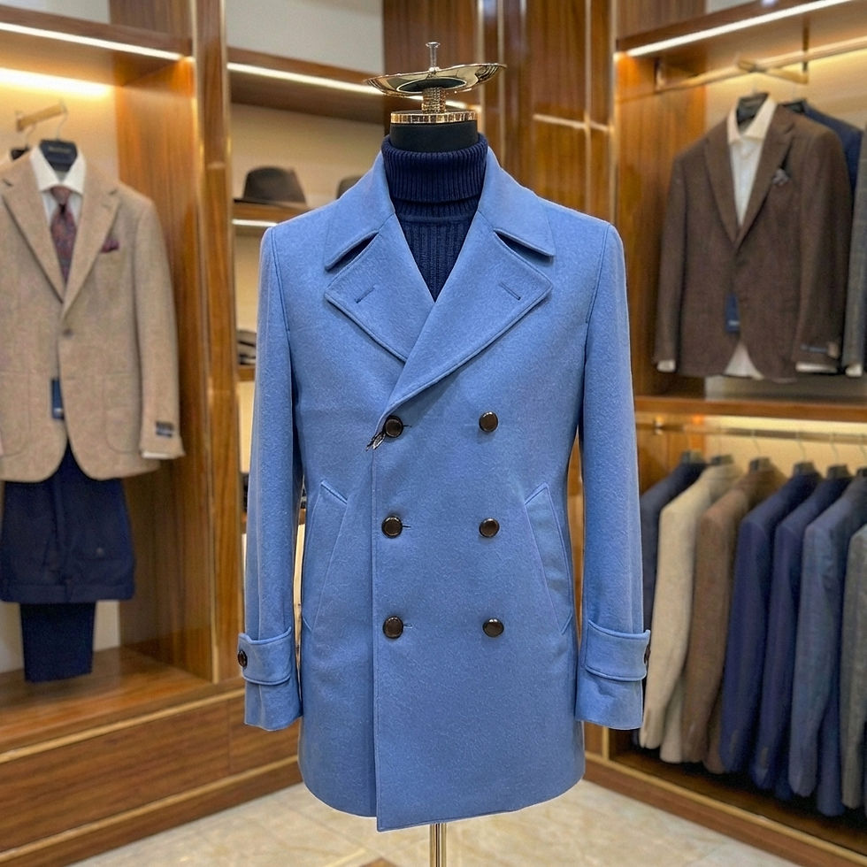 Thumbnail: Piacenza Double Breasted Pea Coats