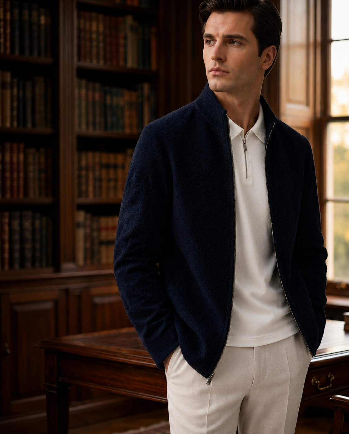 STRAND – Wool, Silk & Cashmere Jacket