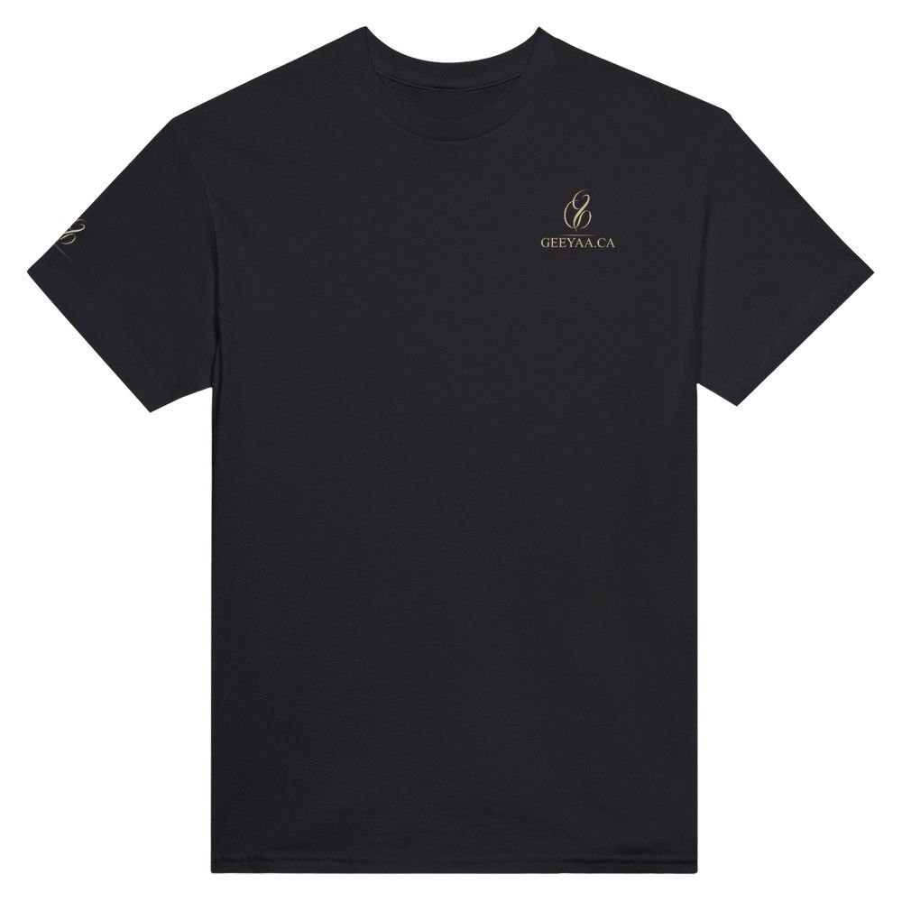 Black T-shirt, Gold Edition