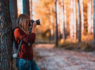 adult_blur_camera_dirt_road_fall_forest_