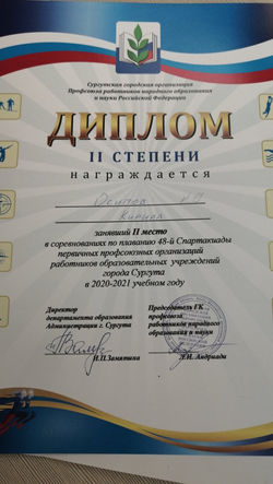 Осипов Кирилл апрель 21