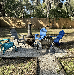 Fenced backyard for any gathering