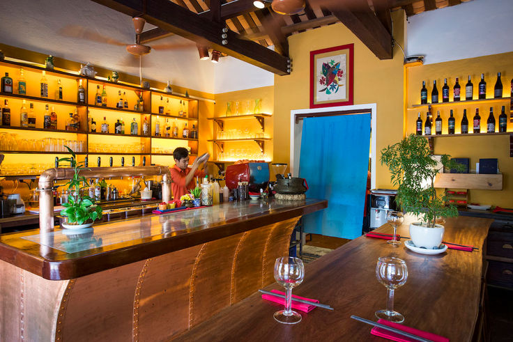 Cocktail bar at Mai Fish Hoi An Restaurant