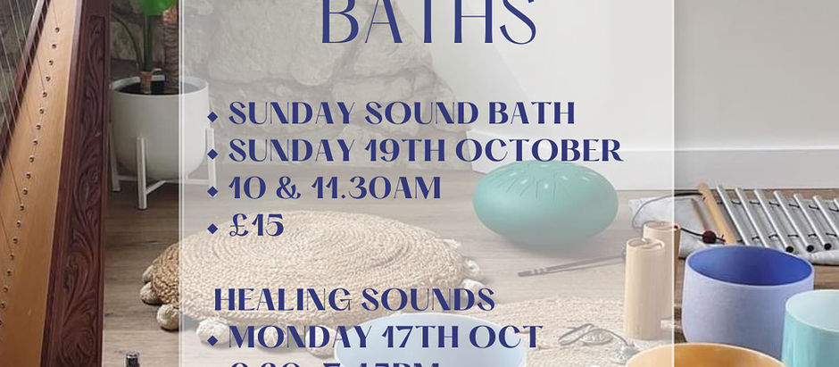 Sunday Sound Baths this weekend