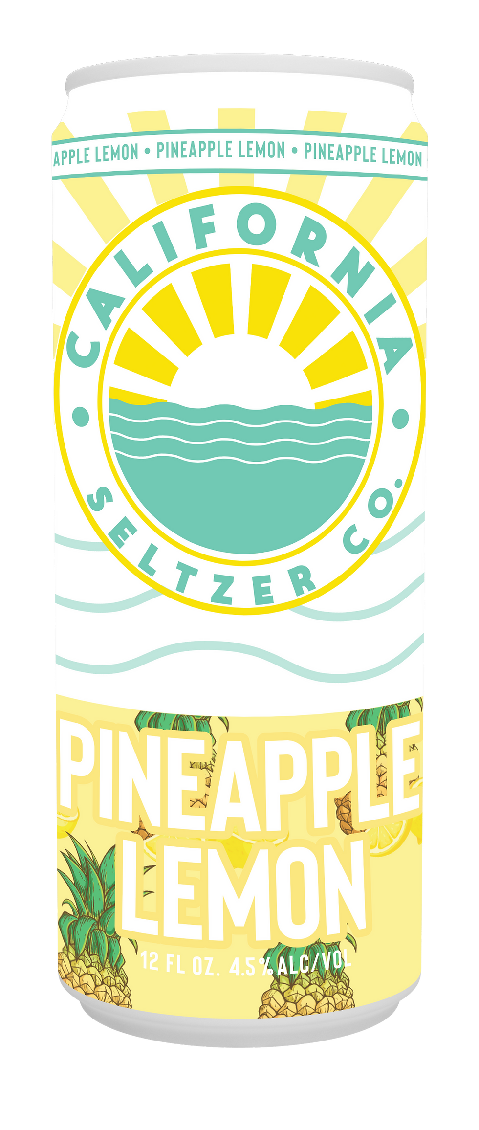 California Seltzer Co Can Mockup