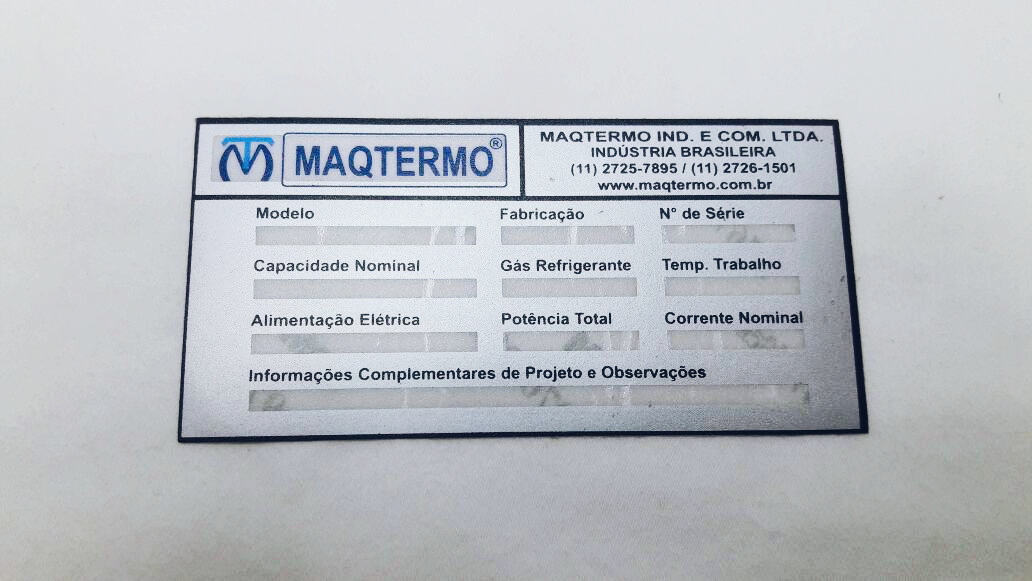 Etiqueta alumínio