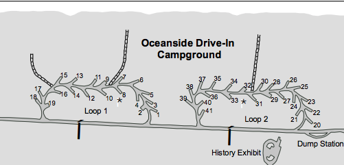 assateague campground map assateague campground map