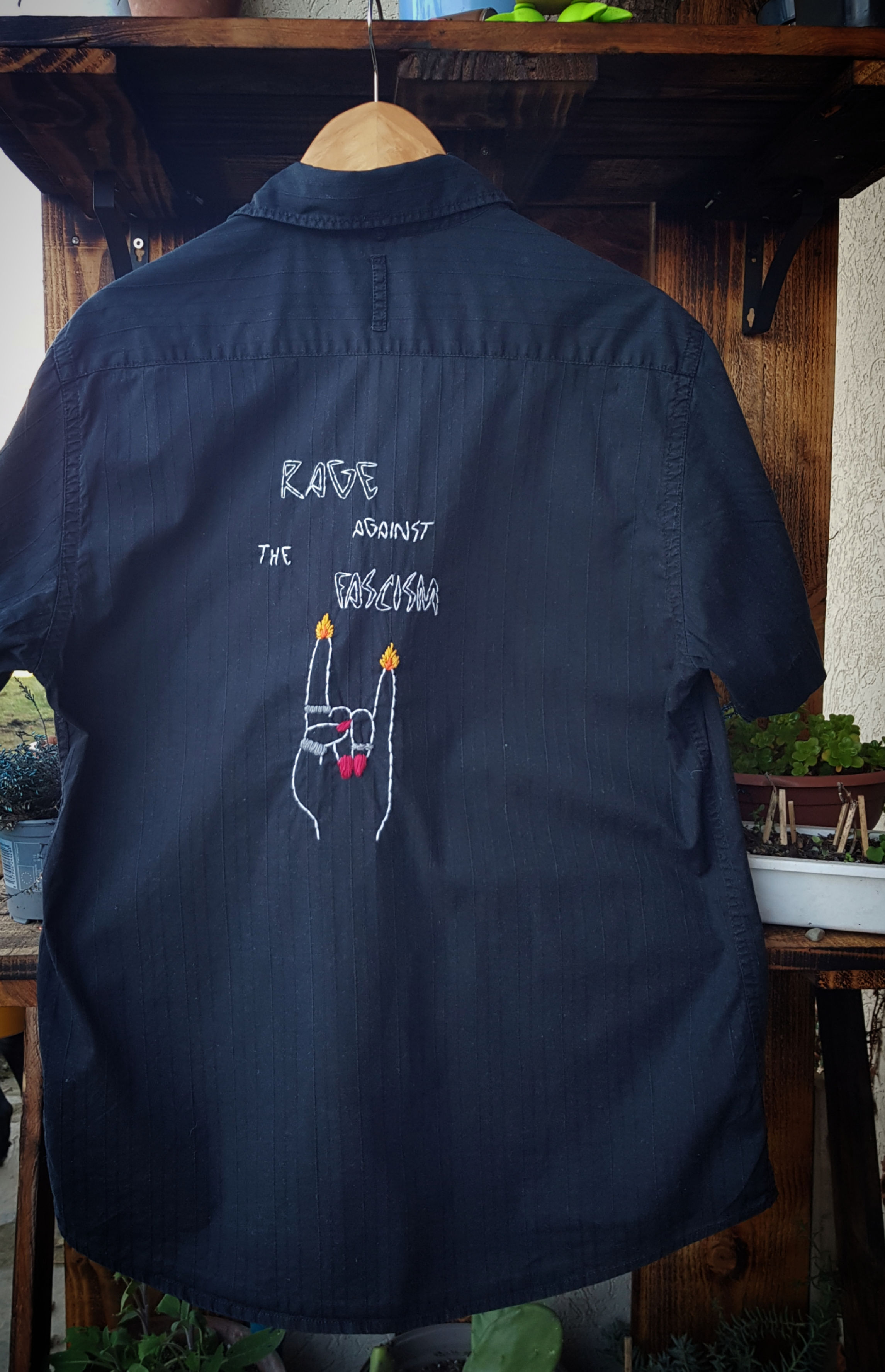 Chemise RAGE AGAINST THE FASCISM