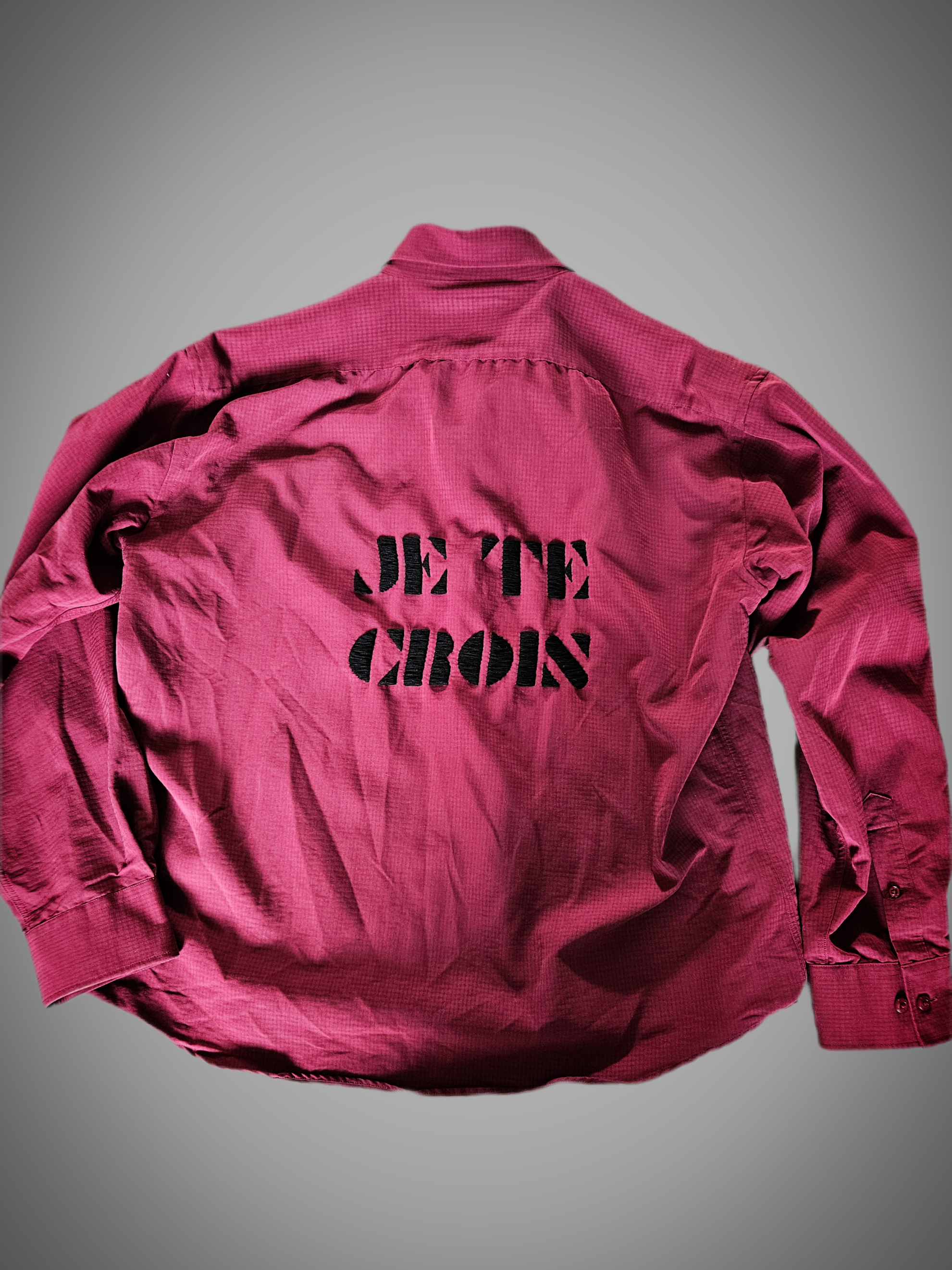 Chemise JE TE CROIS - la bordeau