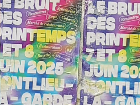 Stand au festival Le Bruit des Printemps