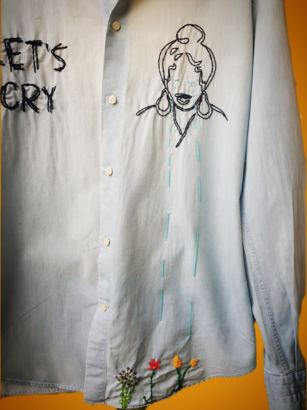 Miniature : Chemise brodée LET'S CRY