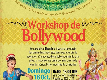 Navratri y Bollywood en Sala de Yoga