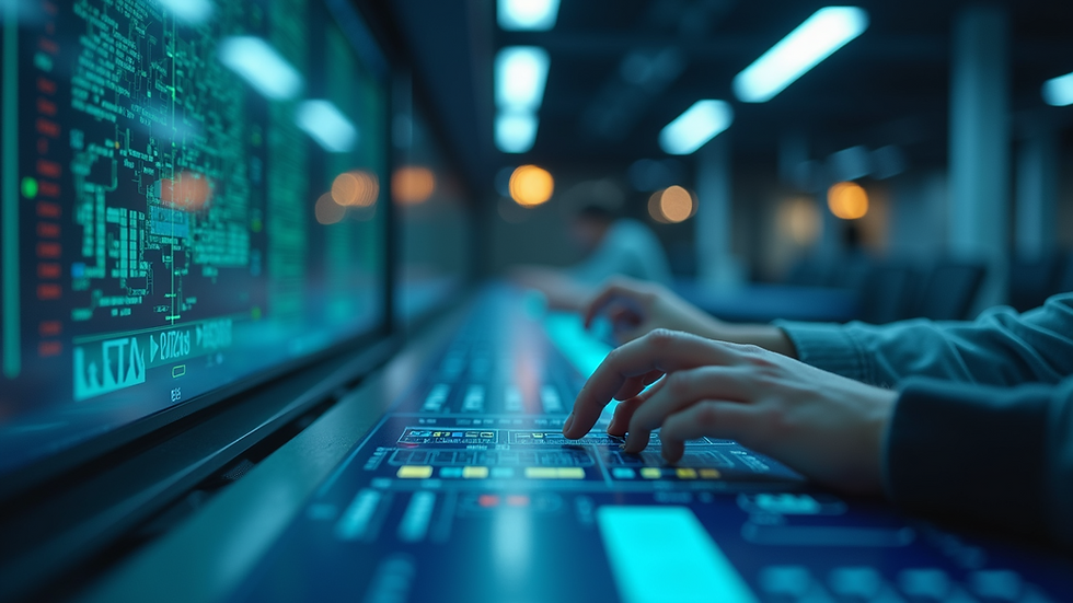 Close-up view of AI interface for educational purposes