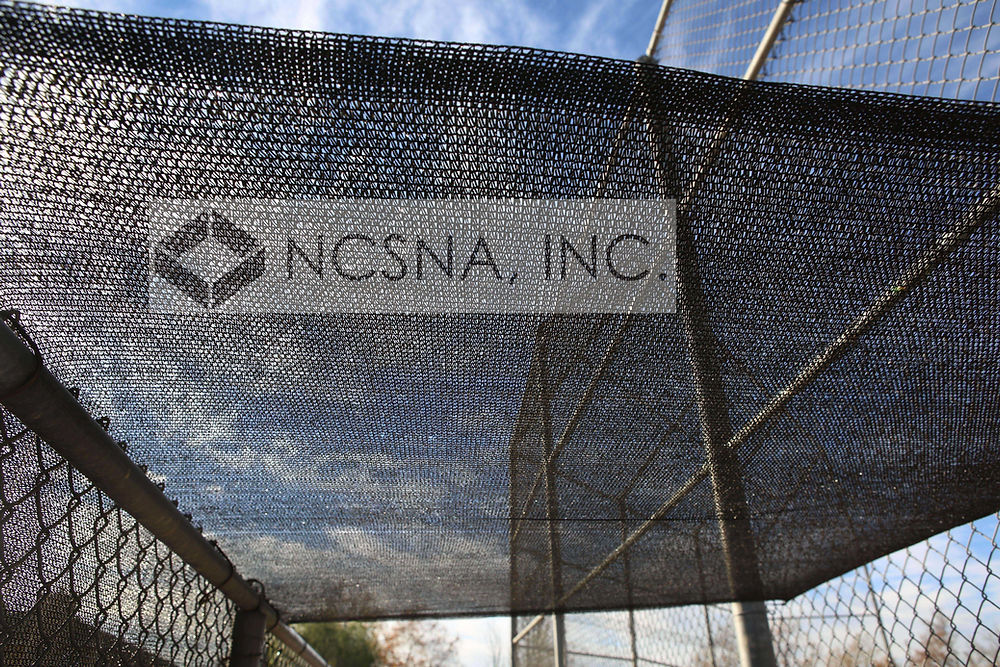 close up of mesh tarp