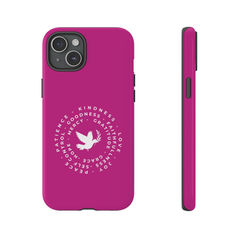 Hot pink christian Phone Case