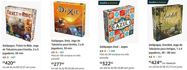 Jogos de tabuleiro, notícia sobre como jogos são caros, mas aluguel é mais barato, em Paulista, olinda e região de pernambuco
