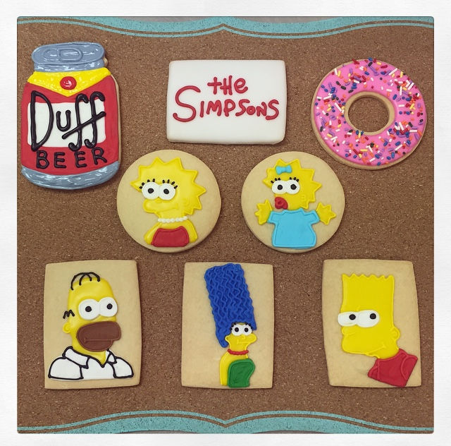 The Simpsons Inspired Cookies