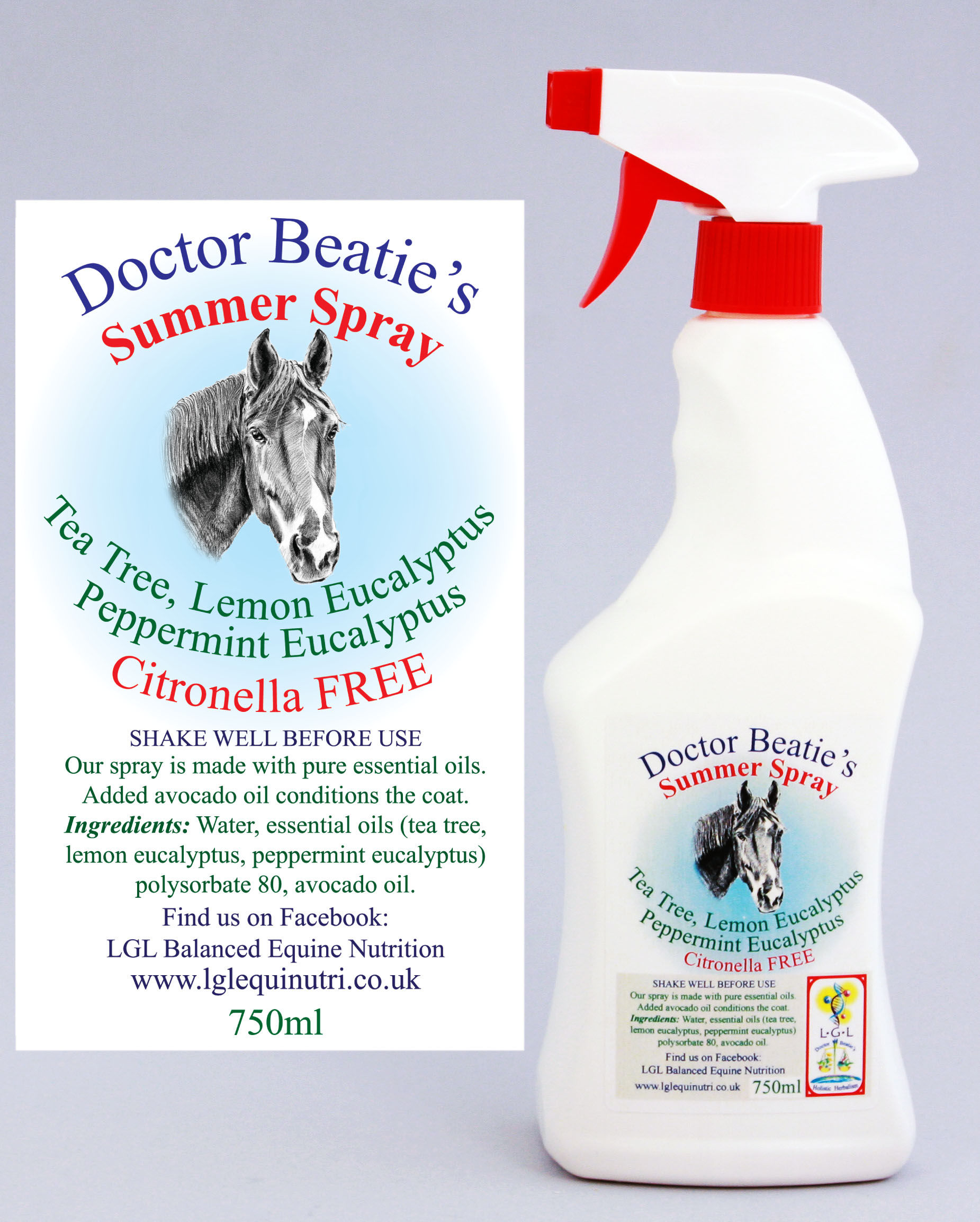 CITRONELLA-FREE Summer Spray 750ml