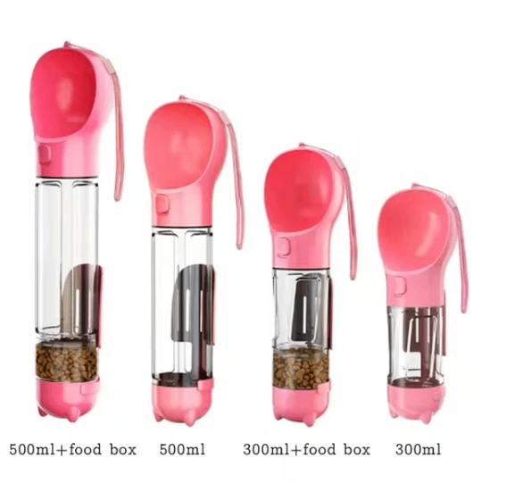 Thumbnail: 3-in-1 Portable Dog Water Bottle and Food Dispenser