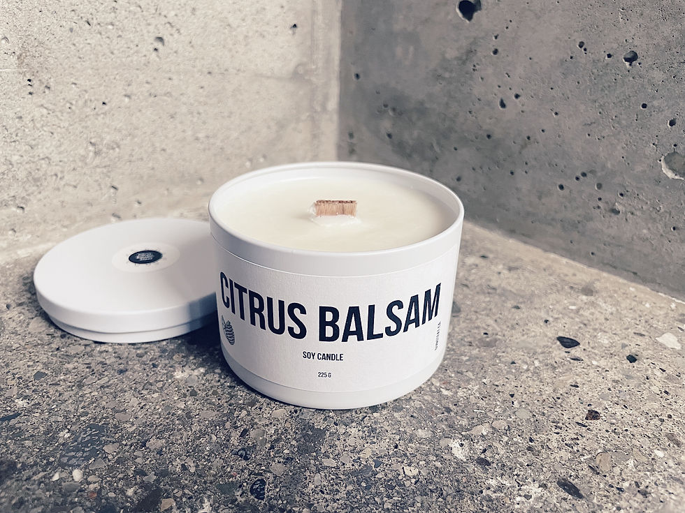 Citrus Balsam, Hand-Poured Soy Candle