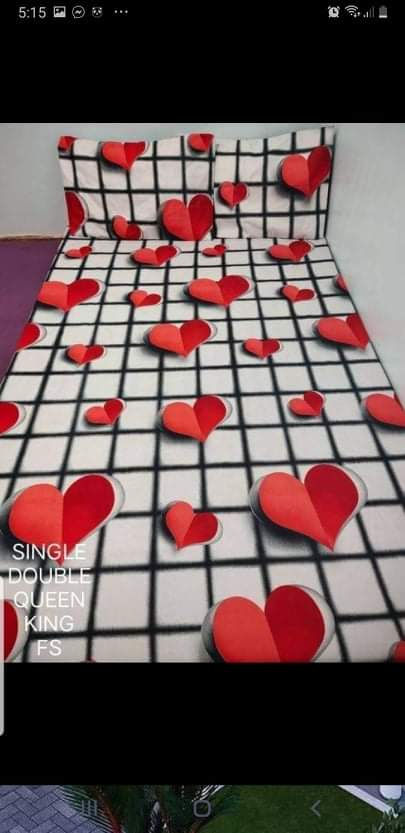 Thumbnail: 3in1 Canadian cotton bedsheets(queen size)