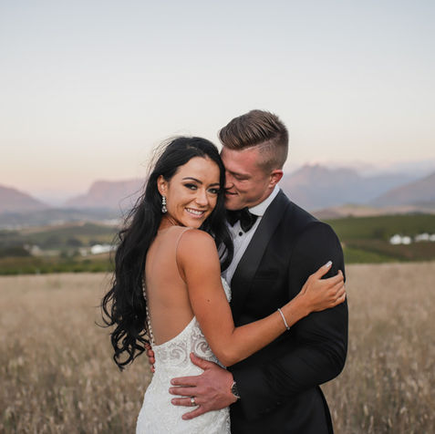 Wedding photos at Landtscap in Stellenbosch