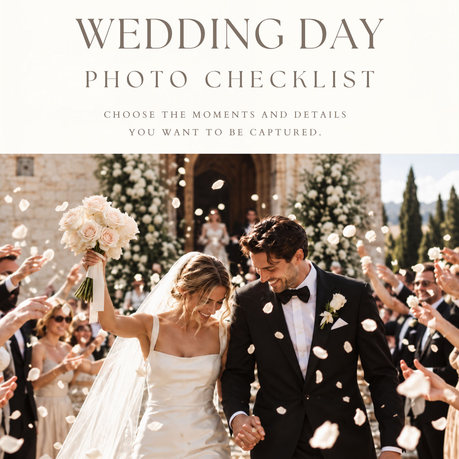 Wedding Day Photo Checklist