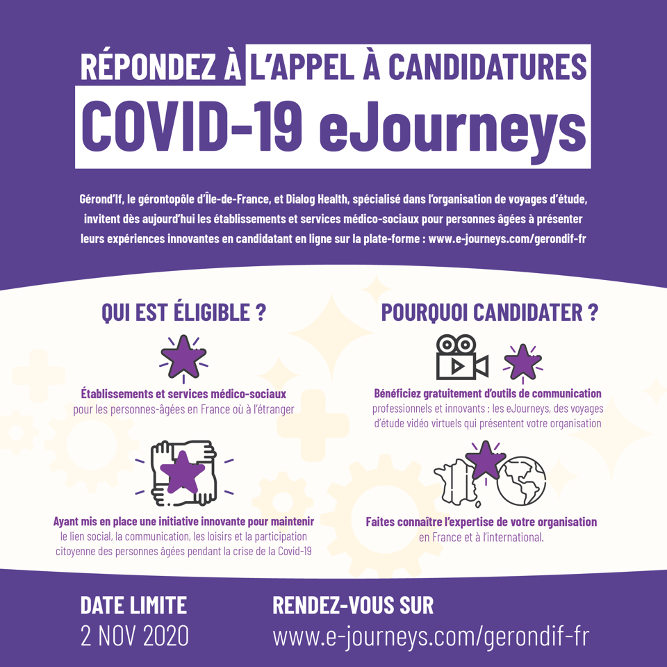 Covid 19 Ejourneys Un Projet De Valorisation Des Initiatives Innovantes Pour Les Personnes Agees