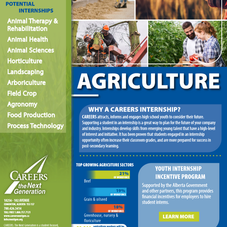 Agriculture internship opportunities available in Alberta