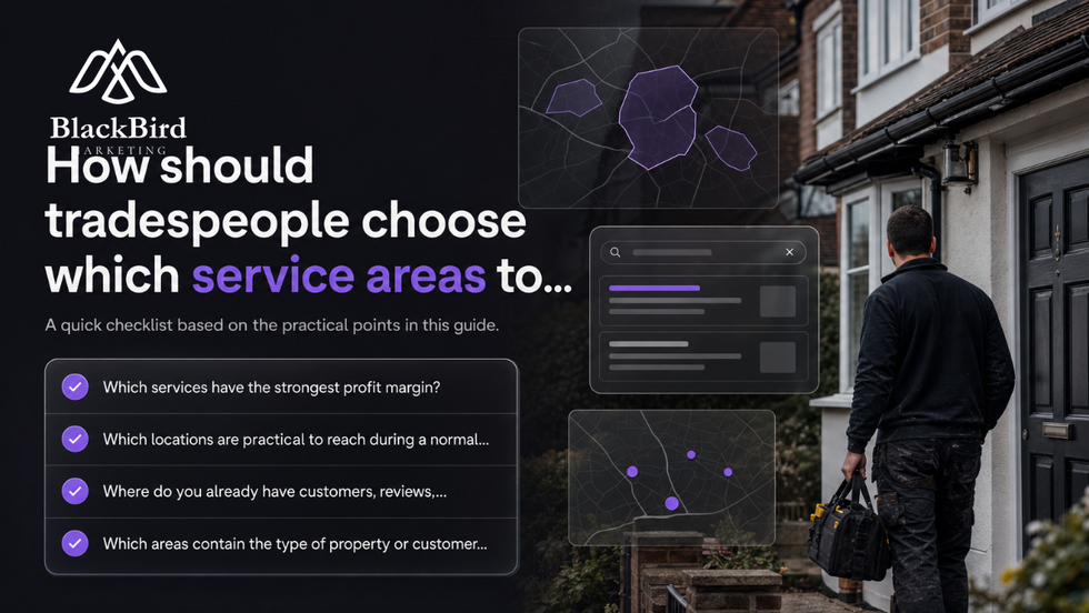 How Should Tradespeople Choose Which Service Areas to Prioritise for Local SEO?