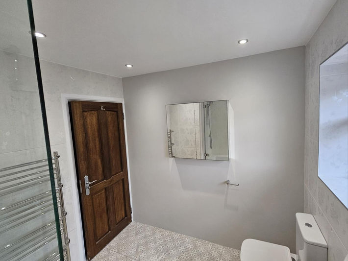 painted bathroom