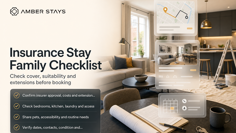 What Families Should Check Before Arranging an Insurance Stay During Home Repairs