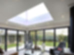Grey aluminium sliding patio doors in Ormskirk extension