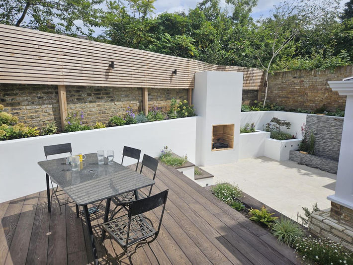 modern garden