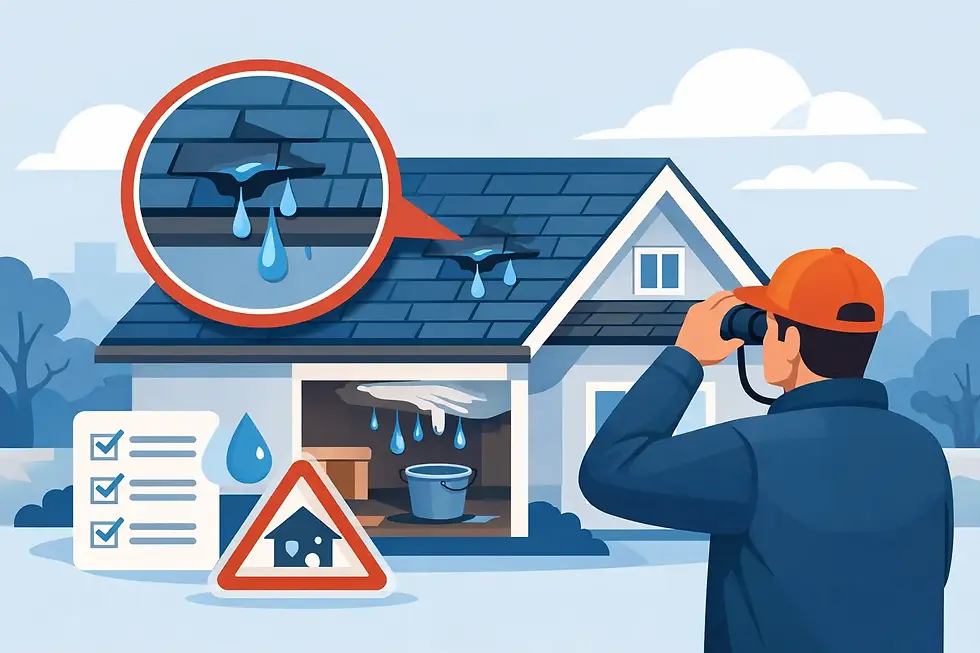 How to Identify Roof Leaks Before Damage Spreads
