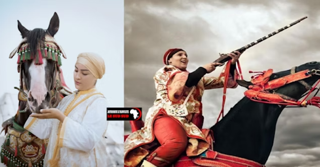 Lumière sur le patrimoine culturel Marocain: Royaume du Maroc: (Fantasia - Tbourida🏇), c'est aussi une affaire des femmes (gardiennes de la tradition)... By - Mohammed Gherrabi