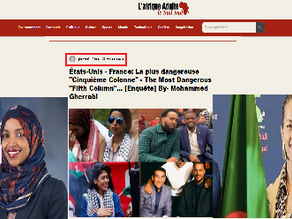 France: Comme je l'avais prédit!!!! La plus dangereuse "Cinquième Colonne - Fifth Column"... [Enquête - Part 1] By- Mohammed Gherrabi