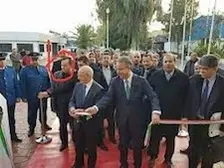 Kamel Chikhi avec une délégation ministérielle