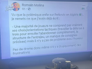 Romain Molina cible le terrier des fennecs🐀... La FAF dément, El Heddaf TV confirme 