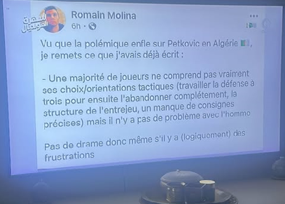 Romain Molina cible le terrier des fennecs🐀... La FAF dément, El Heddaf TV confirme 