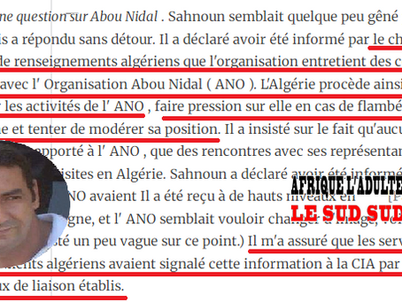 Exclusif - Le Top Secret, n'est plus un secret: comment l'algérie espionne les palestiniens sans relâche... [Declassified Documents]