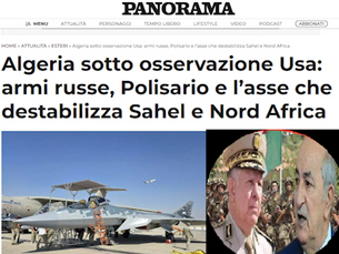 L'Algérie sous surveillance américaine: les armes russes, Polisario et l'axe qui déstabilise le Sahel et l'Afrique du Nord