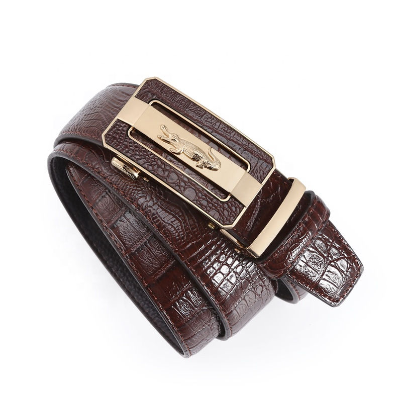 Thumbnail: Luxury Brand Men Buckle Belt Genuine Cow Leather Belt for Men