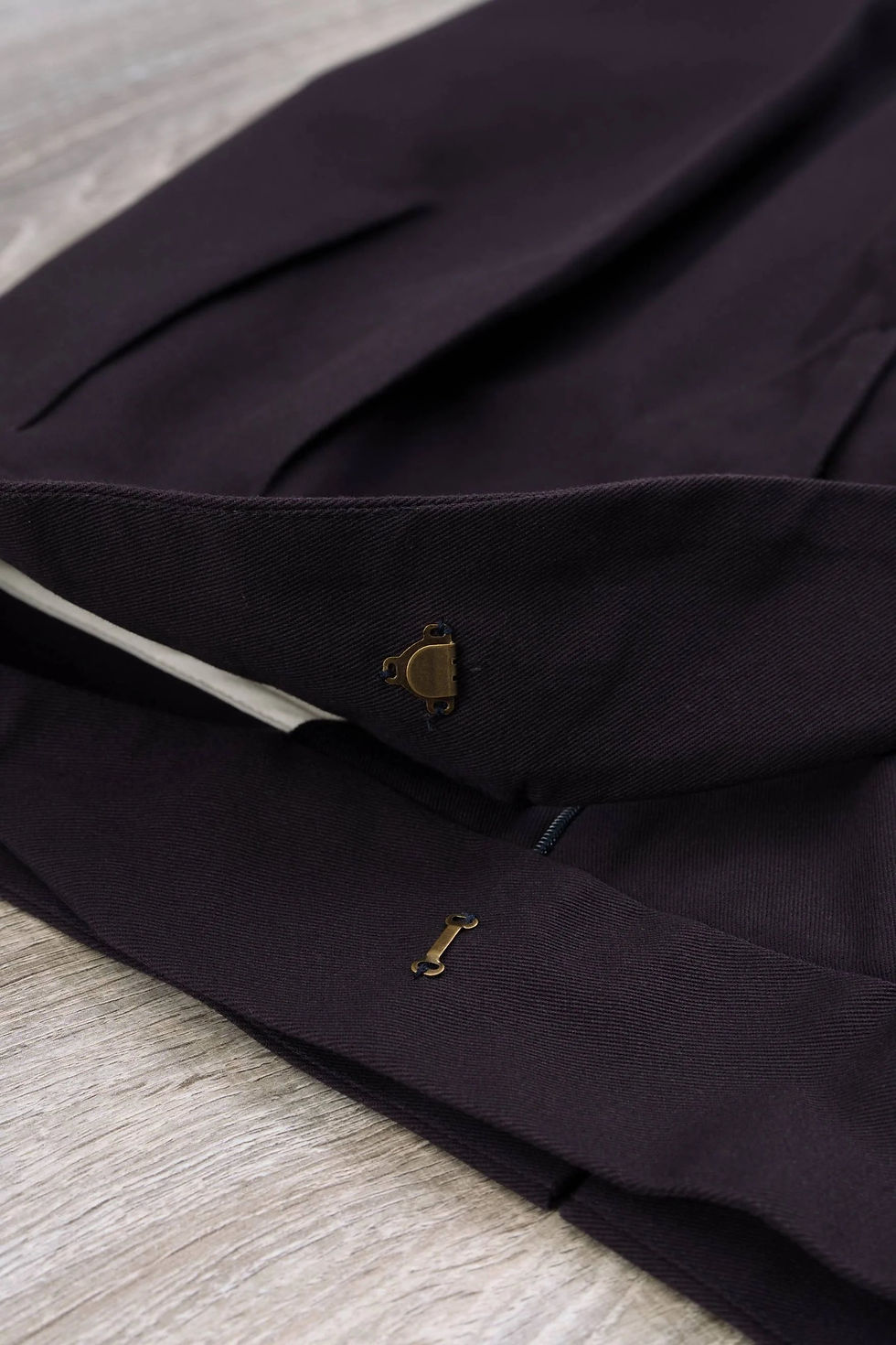 Thumbnail: Trousers in Four-Season Navy Cotton