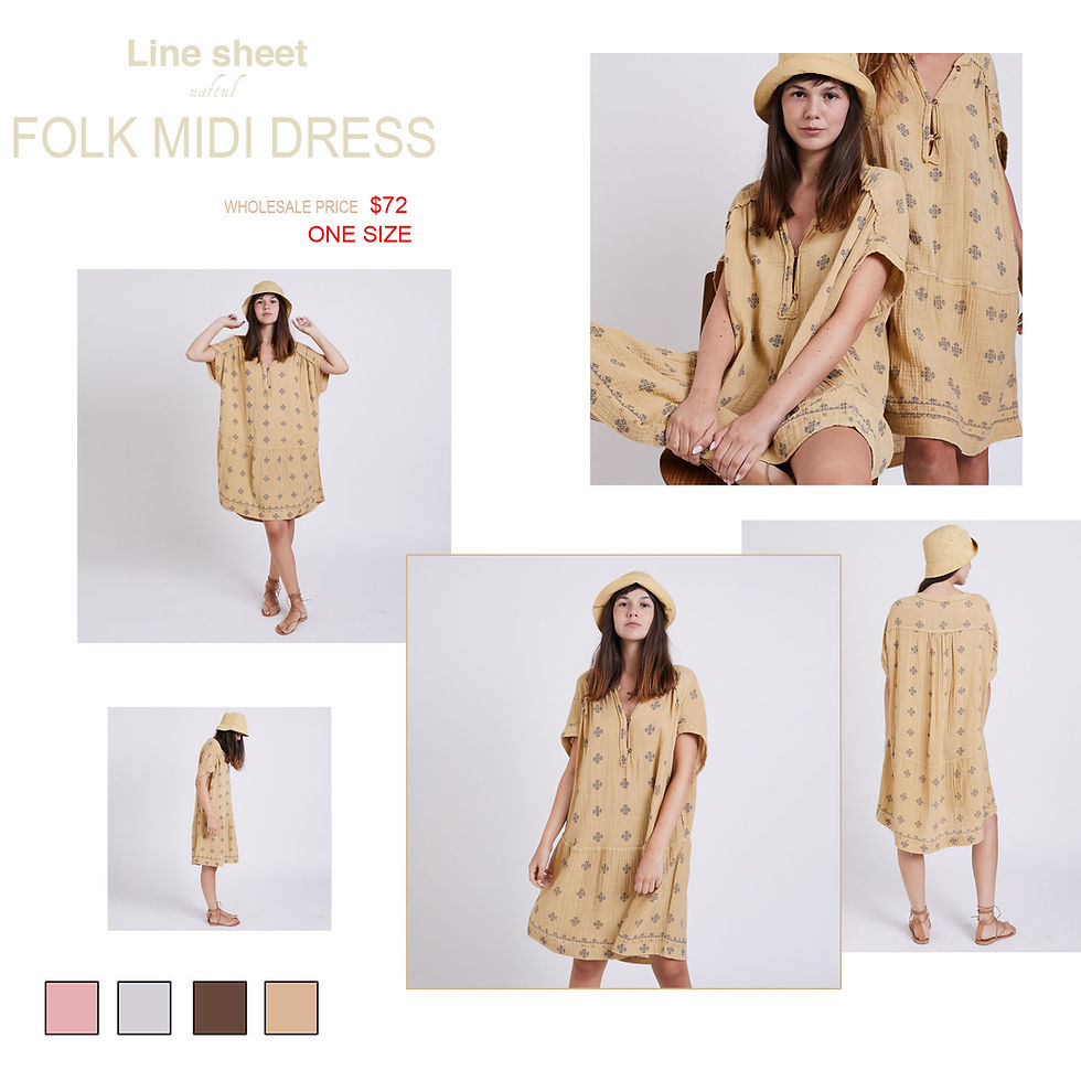 Miniature : Easy to Dress Up or Down.  Crafted From Organic Cotton Fabric, Original Print