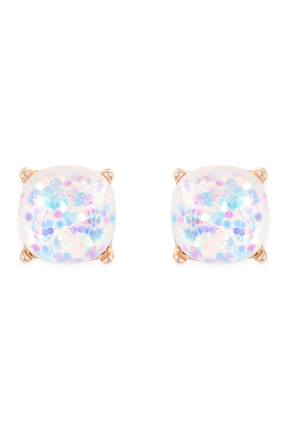 Thumbnail: Ae0336 - Glitter Epoxy Stud Earrings
